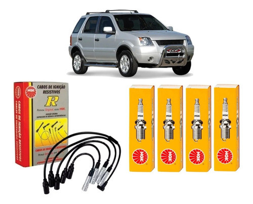 Kit Cabos + Velas Ecosport 1.6 16v Sigma 2012 2013 Em Diante 0
