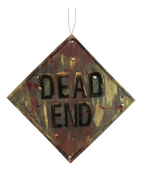 Decoracion Halloween Cartel Dead End Sin Salida 0 Decoracion Halloween Cartel Dead End Sin Salida 0