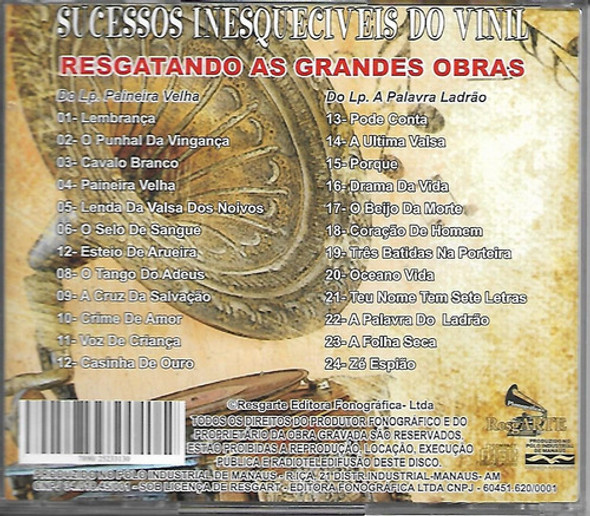Cd Jose Furtuna E Pitengueira - Sucessos Do Vinil Cd-0130 1