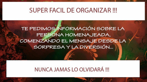 Regalo Sorpresa Unico Original Emotivo Jamas Lo Olvidará 1