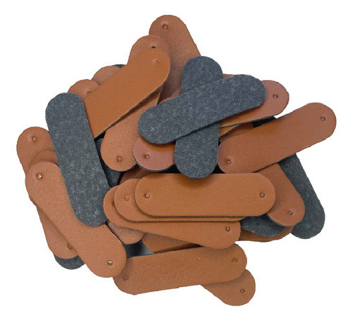 100 Grifas Etiquetas Cuerina 4.5cm Para Grabado Laser 0