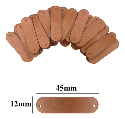 100 Grifas Etiquetas Cuerina 4.5cm Para Grabado Laser 1