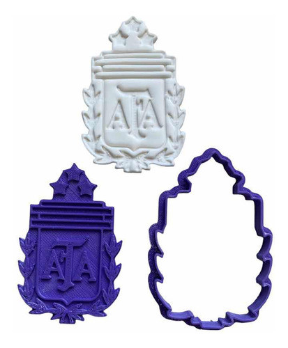 Cortante Escudo Afa Nuevo 3 Estrellas 9 Cm Cookie Kutter 0