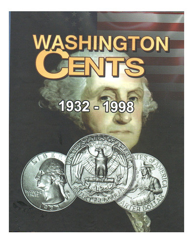 Album Vacio E E U U P/ Monedas Washington Cents 1932 - 1998 0