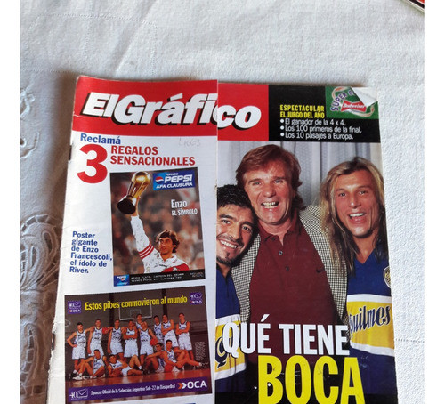 Revista El Grafico Nº 4063 19/8/1997 Independiente Racing Sl 0