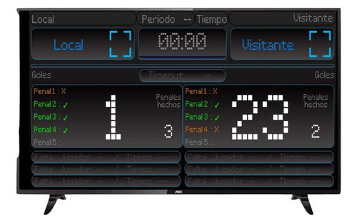 Hockey Tanteador Tablero Score Board Penales App Android 0