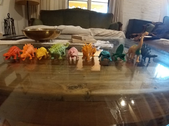 Dinosaurio De Goma/plástico. $1500 C/u 0