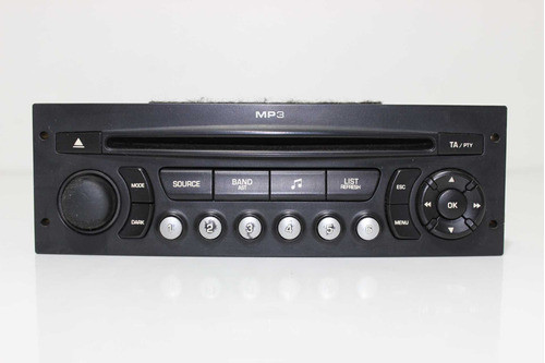 Rádio Cd Mp3 Rd4 Peugeot 307 Citroen C4 96649344xt 0