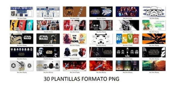 Plantillas Sublimación Tazas - Star Wars 1