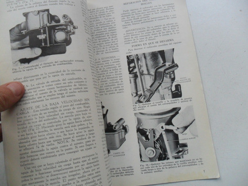Folleto Intenational Harvester  No Manual Carburador Holley 1