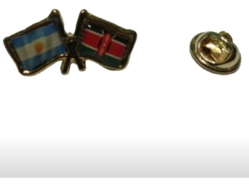 Pins Bandera Argentina Con Kenia De 2 Cms_precio X 2 Unidad 0