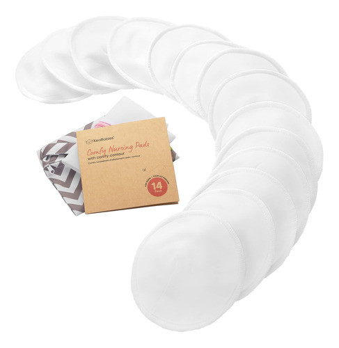 Protectores Mamarios De Bambu Organico Lavables 14u. 0