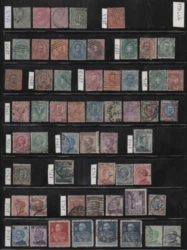 Italia Colección Estampillas Alto Valor 1863 A 1999 1