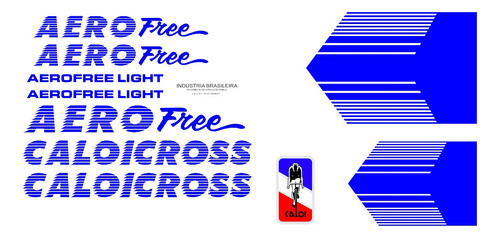 Adesivos Caloicross Aerofree Azu L- Frete Grátis 0