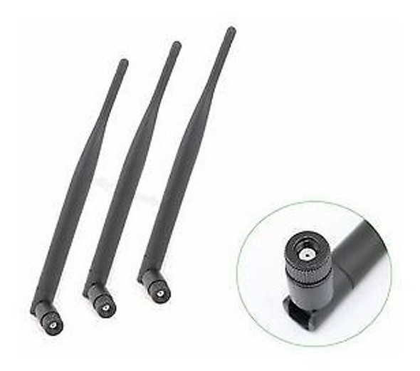 3 6dbi 2.4ghz 5ghz Doble Banda Wifi Rp-sma Antenas Para Tp-l 0