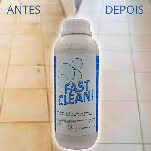 Kit 3x Limpa Rápido Piso Encardido Base Pura 1l - Rende 15l 1