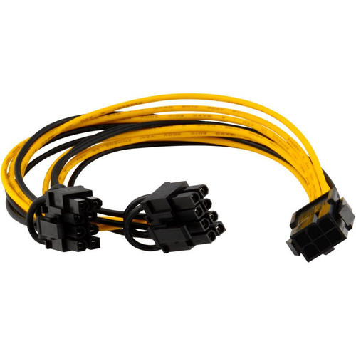 10 * Pci-e 6 Pines Hembra Para Cable Del Divisor De Potencia 0