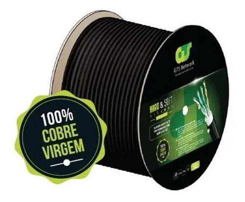 Cabo Lan Expert Hard & Soft Gigamax C5e+ True 100mhz C/ 333m 0