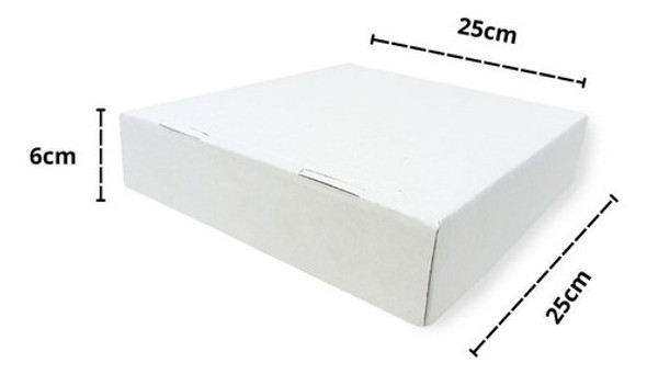 Caixa De Salgado Embalagem 25x25 Delivery C/25 Uni 1