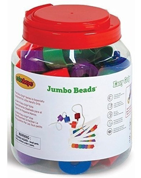 Edushape Ezgrip Jumbo Beads 58 Piezas 0