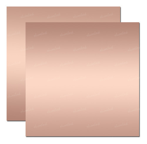 2 Placas Virgen Epoxi 10x10cm Doble Faz Fr4 Fibra De Vidrio 0