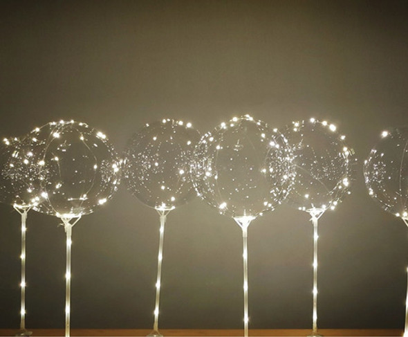 Globo Gigante Con Luces Led Calidas Cotillon Aire O Helio 1