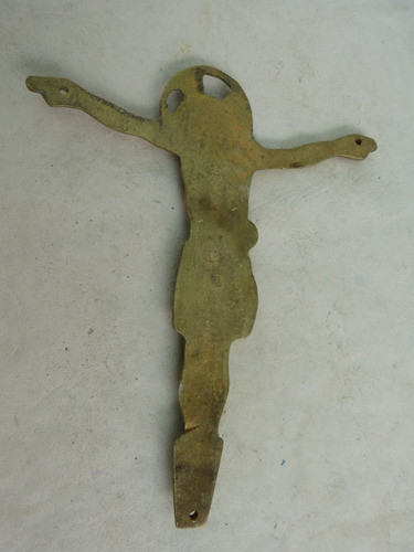 Jesucristo De Bronce 13,9 X 1 X 16,7 Alto - Pesa 200 Grs 1