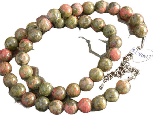 Herm Collar Luli En Piedra Naturales Umakite Super Precio 0