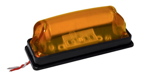 Faro Lateral Univ. 12v/24v Rect. Fino Ambar Led 0