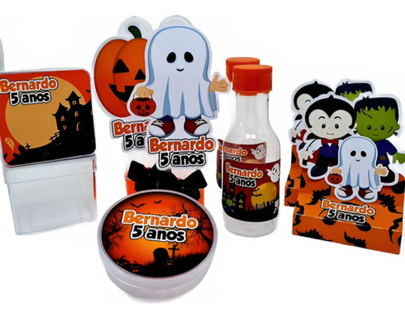 Kit Festa Halloween 50 Peças / Lembrancinhas 0