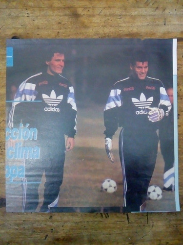 Recorte Selección De Fútbol Goycochea Y Ruggeri 0