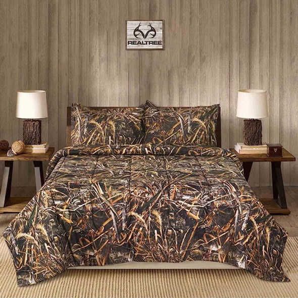 Visi-one Realtree Max-5 Camo Edredón Set, Tela De Polialgodó 0