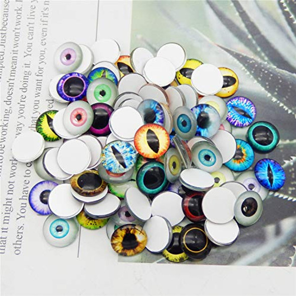 Ojos De Cristal Round Gema Vidrio P/artesania 120u 8mm 1