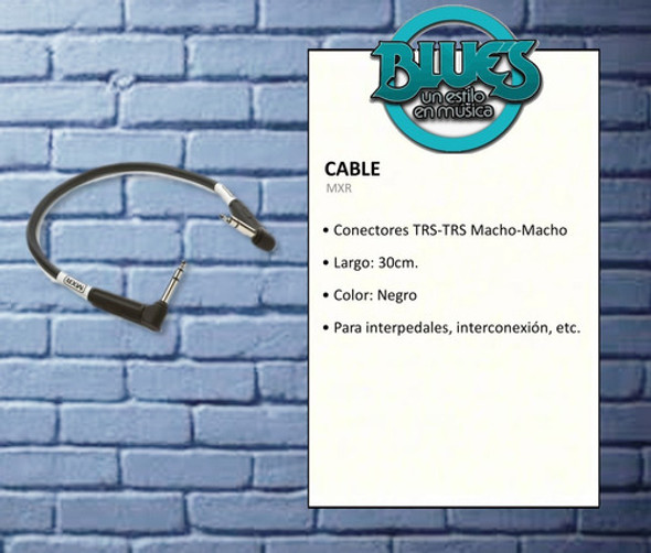Cable Plug Stereo 30cm Mxr Dcist1rr Trs Trs Oferta!!! 1 Cable Plug Stereo 30cm Mxr Dcist1rr Trs Trs Oferta!!! 1