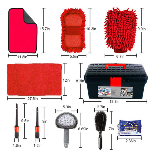 Haiphaik Kit De Limpieza Interior De Automvil, Kit De Limpie 1