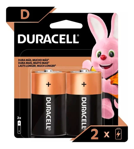 Duracell Pilas Alcalinas D Blíster X2 Más Duración 3c 0