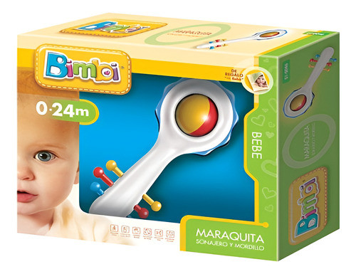 Maraquita Con Sonido Y Movimiento Bebe Original Dimare 0