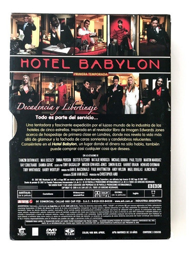 Hotel Babylon - Temporada 1 Completa - Serie 100% Original 1