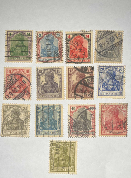 Sello Correo Antiguo 1904 Alemania Estampillas D Colección 0