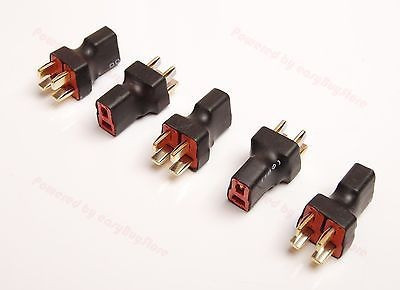 Pack(5) Enchufe No Paralelo Adaptador Para Batería De Lipo C 1