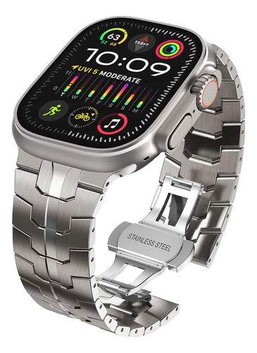 Malla Para Apple Watch Series 9/8/7/se Ultra 2 49mm Titanio1 0