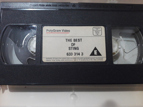 Vhs Ingles Sting The Best Of... Fields Of Gold 1