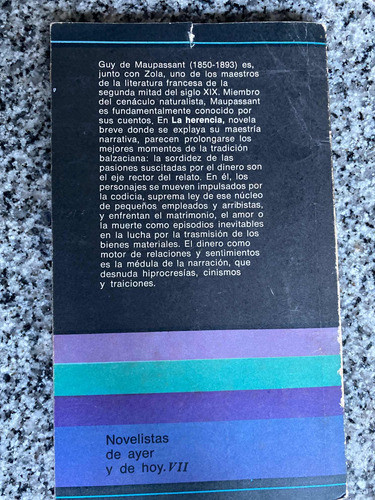 Libro La Herencia De Guy De Maupassant 1
