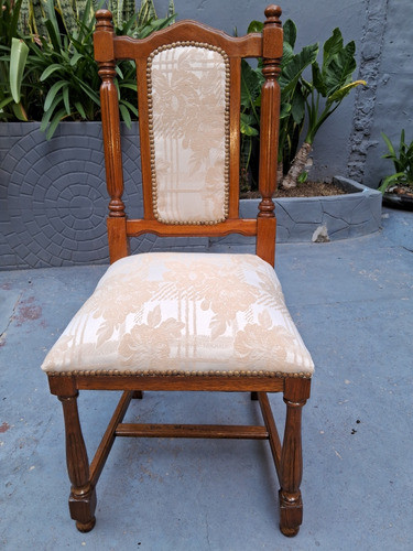 Silla Stilo Luis Xv Usada Retapizada A Nuevo 1