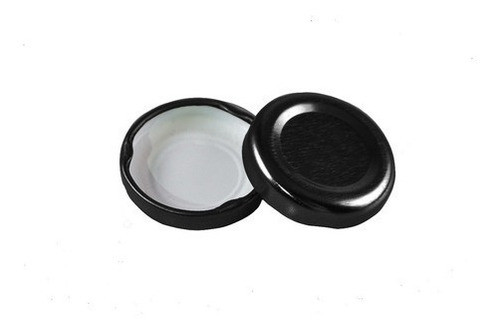 100 Tapas Axial 38 Mm Negras . 0