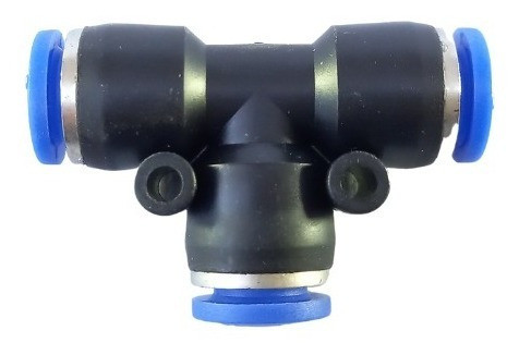 Conector Unión Racord Neumático T Tee Acople Manguera 12mm 1