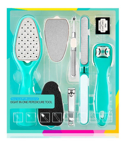 Kit Cuidado De Pies X 8 Piezas Remueve Durezas Pies Suaves 1