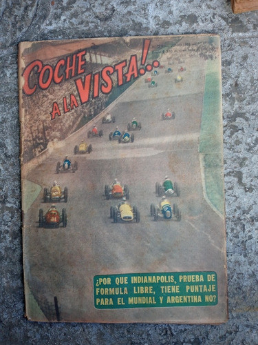 Coche A La Vista N.59 Junio 1952 ¿xq Indianapolis,prueba 0