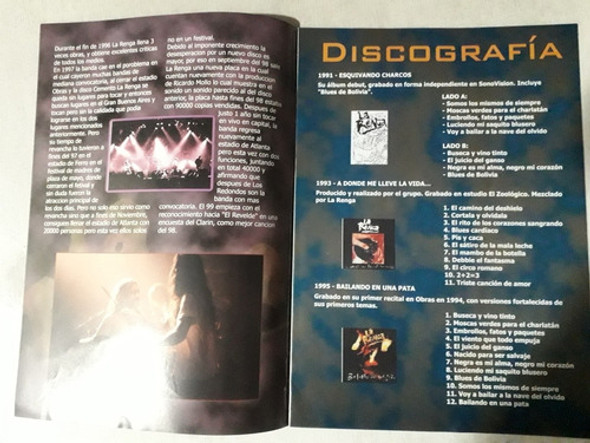 Revista Latina Nro 55 La Renga + 3 Stickers 1