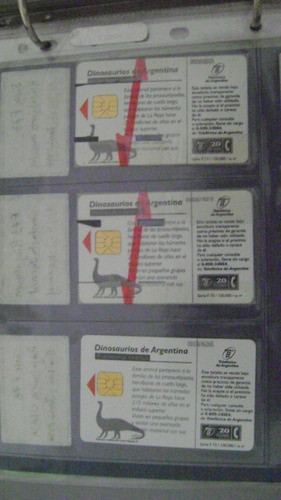 Tarjeta Telefonica Colecci F.73 Dinosaurios Riojasaurus Us 1 1